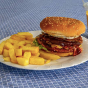 BBQ Meat Lover Burger Combo