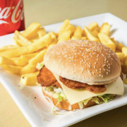 Schnitzel Burger Combo